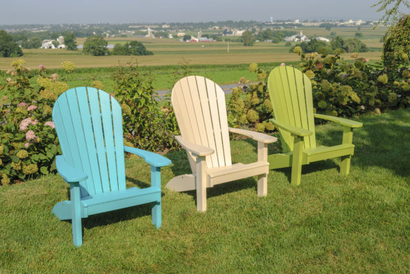 Poly Adirondack Chair YardCraft Handcrafted Poly Patio Furniture   DSC 0212 CRT8 598x400 