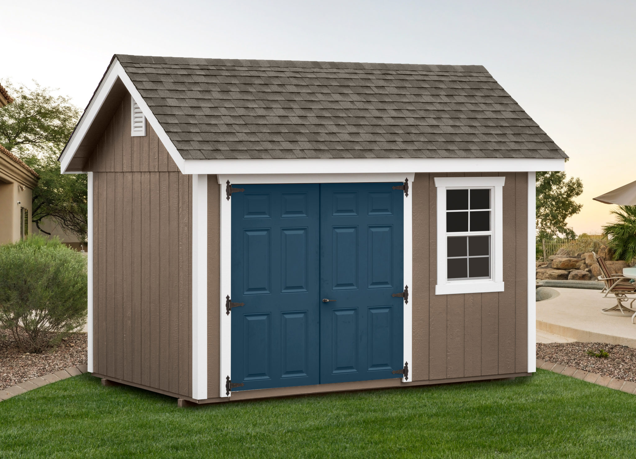 8x12 Fairmont Storage Shed Kit YardCraft